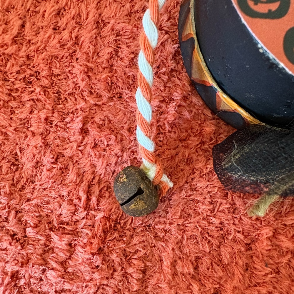 HANDMADE Black Cat Wand with Orange Accents - Picture 4 of 4